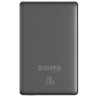 Батарея універсальна Sigma X-power SI10A7QL-MAG grey 10000mAh, Magnetic wireless 15W, PD+QC, 20W max (4827798955116)