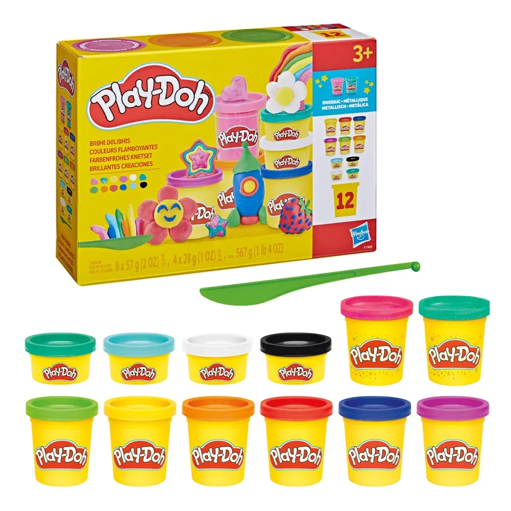 Пластилін Hasbro Play-Doh 12 баночок (F1989)