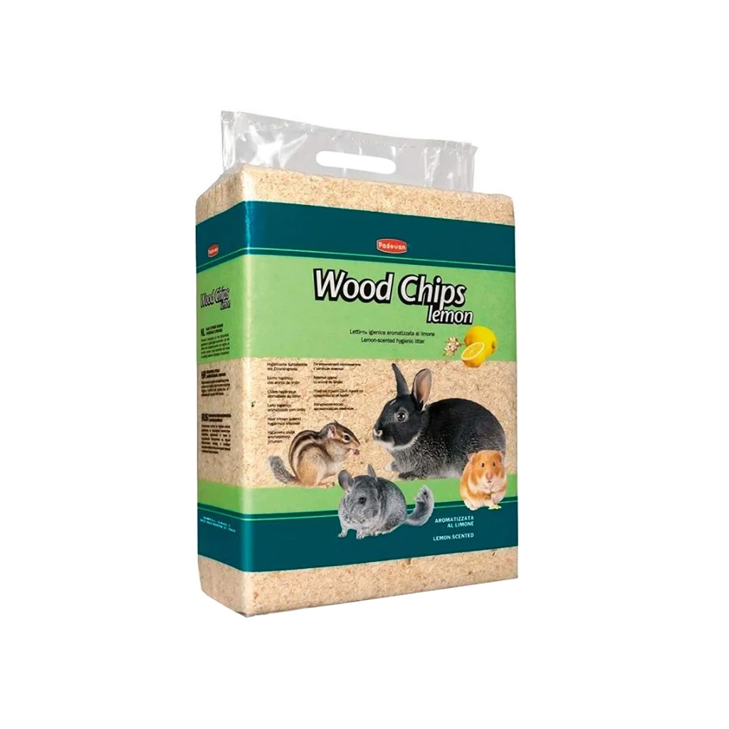 Наповнювач для гризунів Padovan Wood Chips Lemon 4 кг (8001254003702)