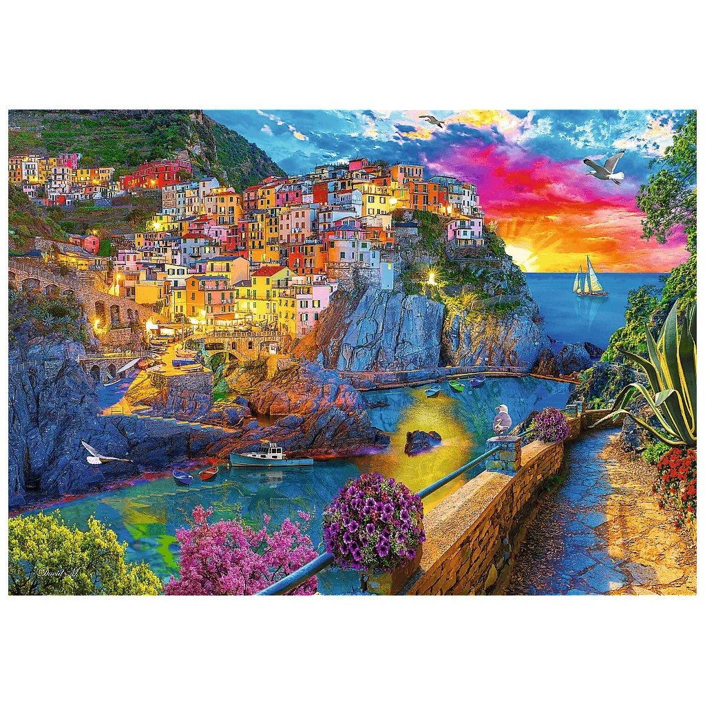 Пазл Trefl Вечірня прогулянка у Чінкве-Терру, 1000 елементів (5900511109825)