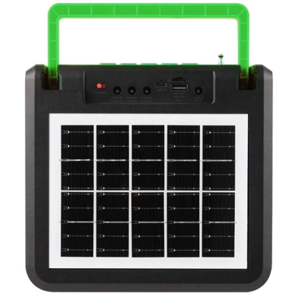 Акустична система NEWVEW NV-9218 Solar Panel/BT/USB/TF/FM Green (NWVW-NV-9218-GN) Акустична система NEWVEW NV-9218 Solar Panel/BT/USB/TF/FM Green (NWVW-NV-9218-GN)