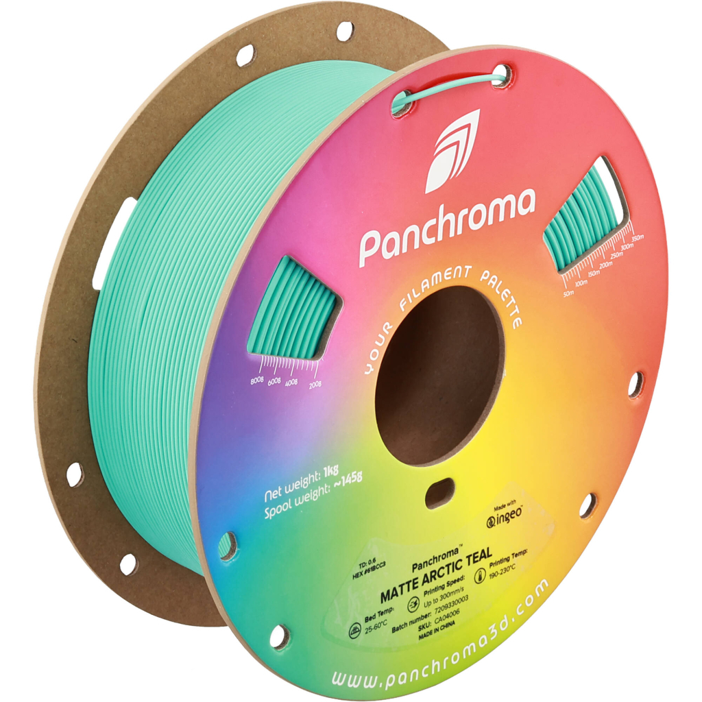Пластик для 3D-принтера Polymaker PLA PANCHROMA MATTE 1,75mm 1kg ARCTIC TEAL (CA04006)