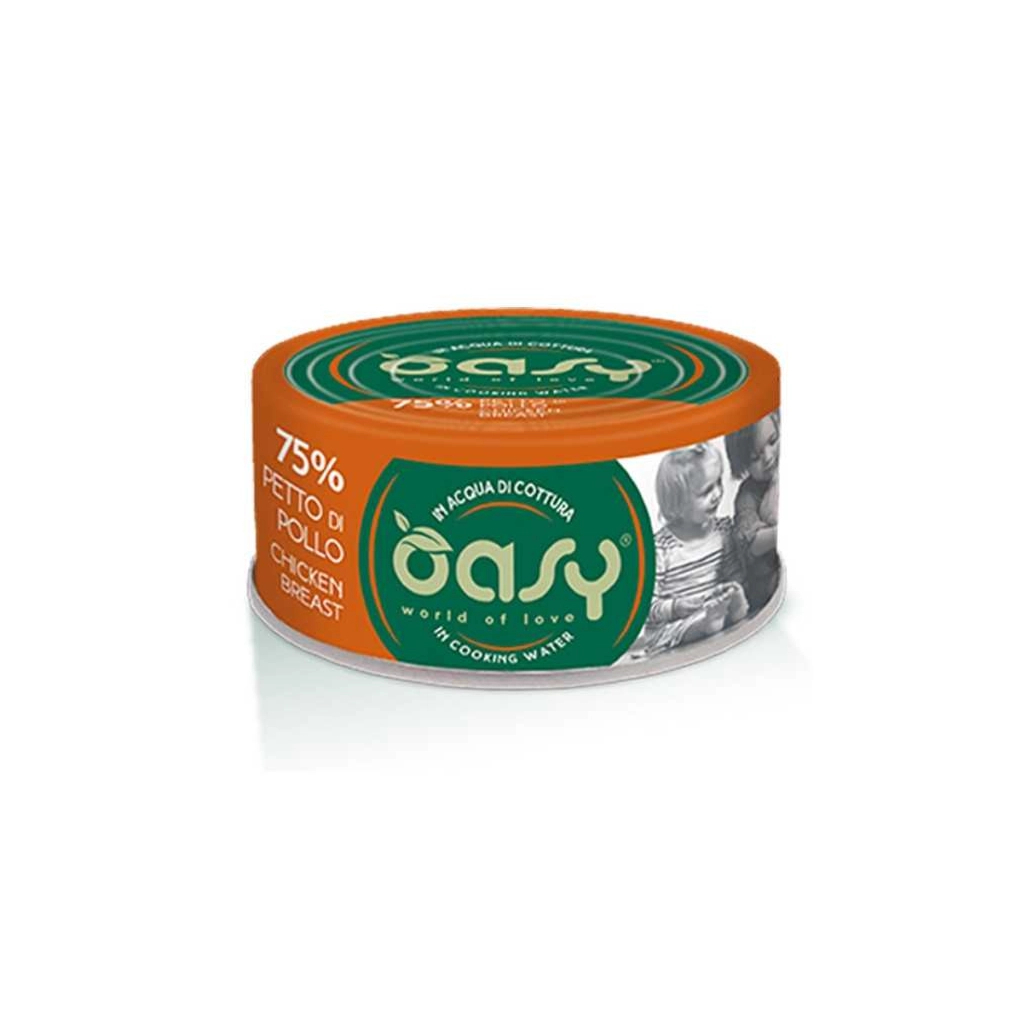 Консерви для котів OASY Wet More Love з філе курки 70 г (8053017344720)