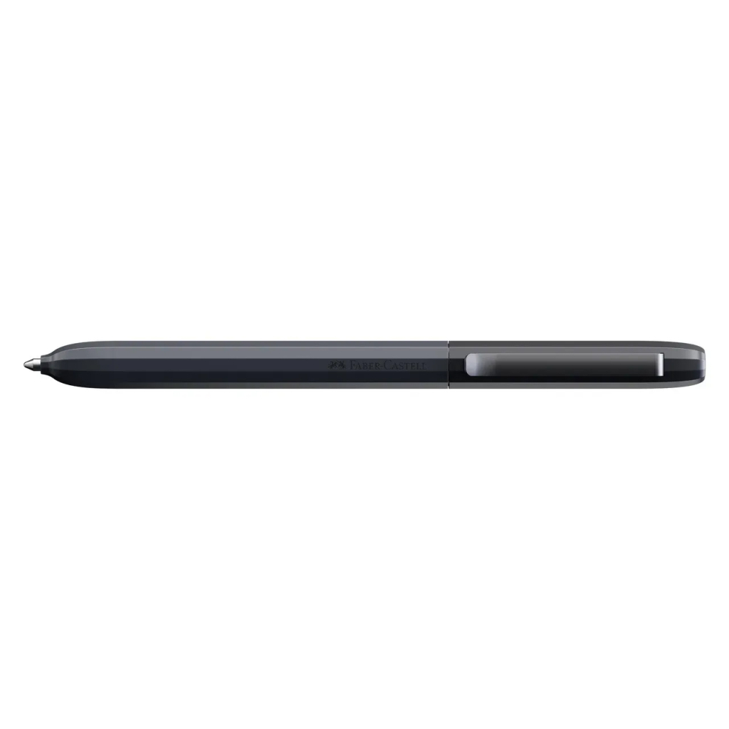 Ручка кулькова Faber-Castell поворотна серії AVORI Cosmic Flow, колір корпусу чорний, синя М (0,7 мм) (33061)