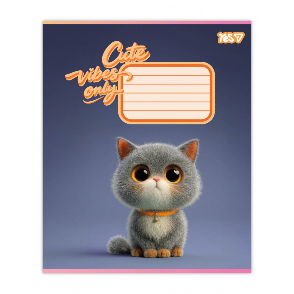 Зошит Yes Cute vibes only А5 24 аркуша лінія (768901)