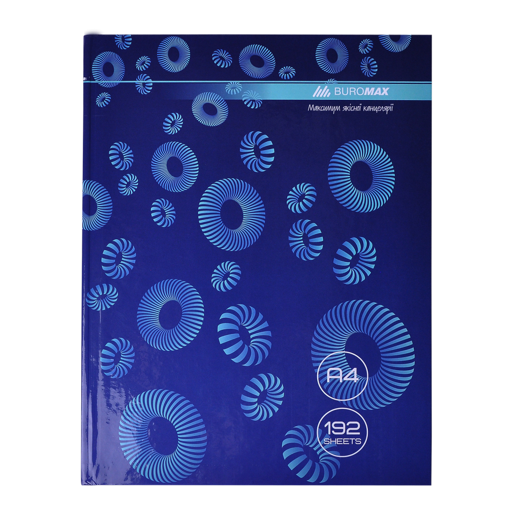 Канцелярська книга Buromax А4 MODEST 192 аркушів, клітинка, синій (BM.24419101-02) Канцелярська книга Buromax А4 MODEST 192 аркушів, клітинка, синій (BM.24419101-02)