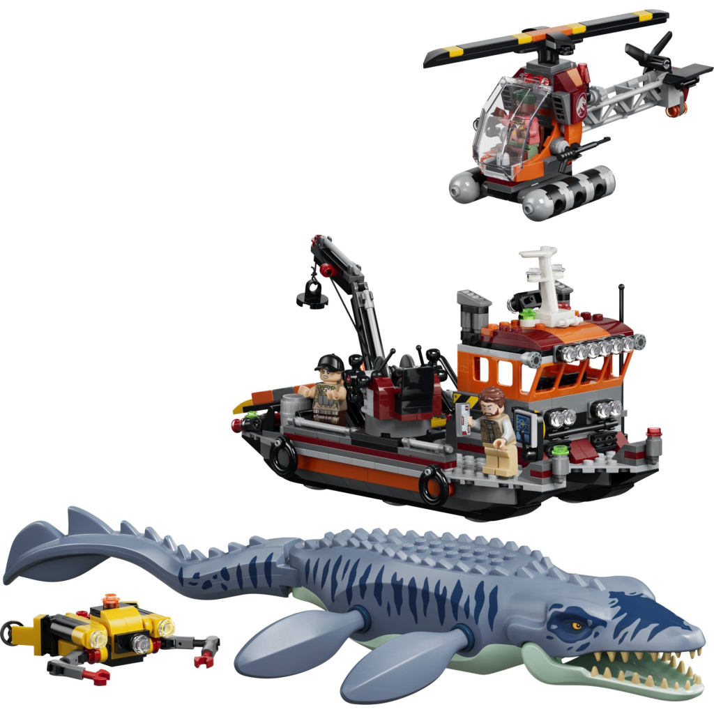 Конструктор LEGO Jurassic World Напад мозазавра на човен (77983) Конструктор LEGO Jurassic World Напад мозазавра на човен (77983)