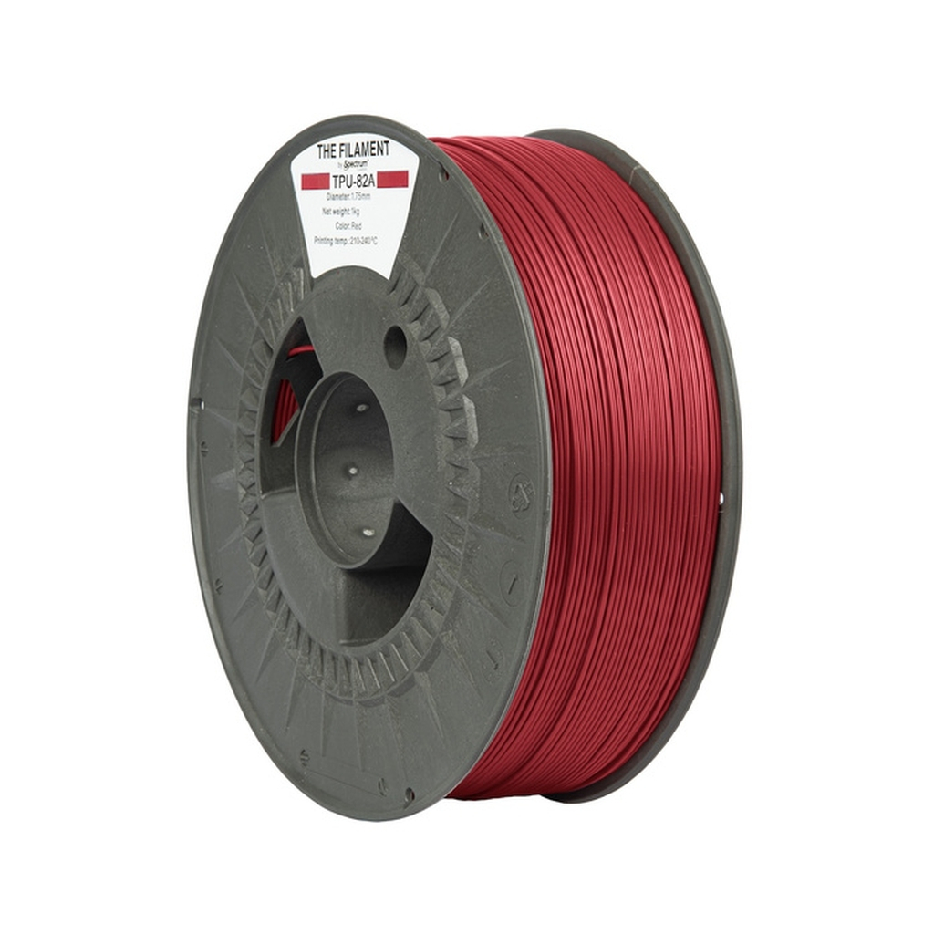 Пластик для 3D-принтера The Filament TPU-82A 1.75mm 1kg RED (TF-24123)