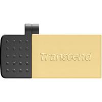 USB флеш накопичувач Transcend 8GB On-The-Go Gold USB 2.0 (TS8GJF380G)