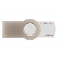 USB флеш накопичувач Kingston 128GB DataTraveler 101 G3 White USB 3.0 (DT101G3/128GB)