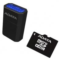 Карта пам'яті ADATA 8GB microSDHC Class 4 (AUSDH8GCL4-RM3BKBL)