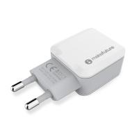 Зарядний пристрій MakeFuture 2 USB (2.4 A) White (MCH-21WH)