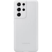 Чохол до мобільного телефона Samsung Silicone Cover Samsung Galaxy S21 Ultra Light Gray (EF-PG998TJEGRU)