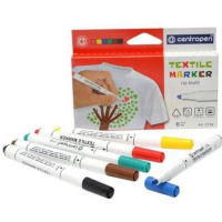 Набір маркерів Centropen набір для текстилю Textile 1.8 мм 6 шт (2739.6)