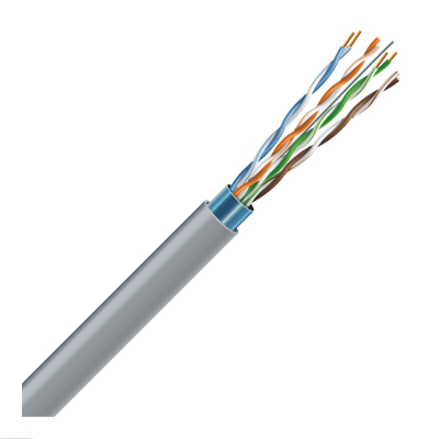 Кабель мережевий ЗЗЦМ FTP 305м 4*2*24AWG[0,51] мідь[СU] cat.5e, внутрішній [PVC] (72566)