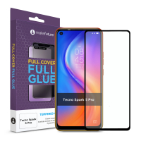 Скло захисне MakeFuture Tecno Spark 5 Pro Full Cover Full Glue (MGF-TS5P)