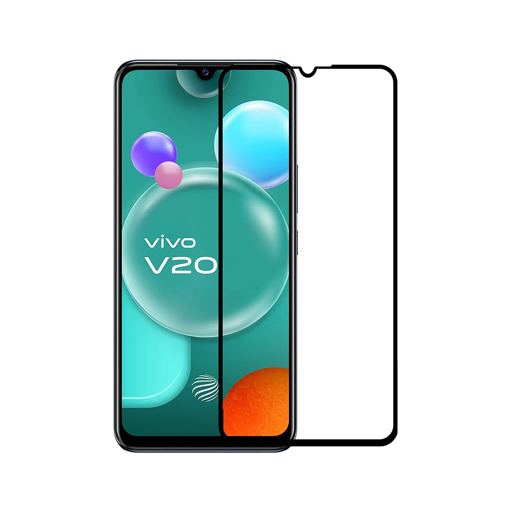 Скло захисне PowerPlant Full screen Vivo V20, Black (GL609451) Скло захисне PowerPlant Full screen Vivo V20, Black (GL609451)