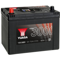 Car battery Yuasa 12V 72Ah SMF Battery (YBX3031)