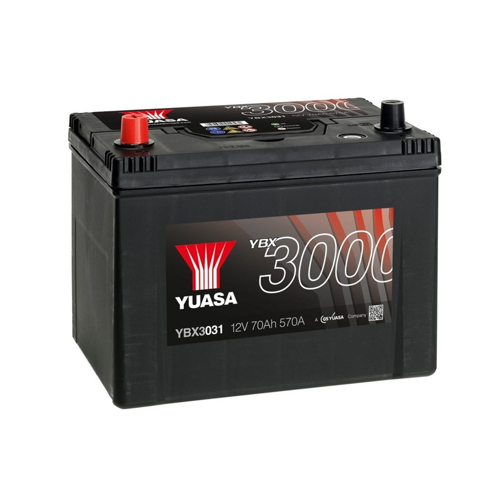 Акумулятор автомобільний Yuasa 12V 72Ah SMF Battery (YBX3031) Акумулятор автомобільний Yuasa 12V 72Ah SMF Battery (YBX3031)