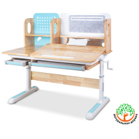 Парта Mealux Winnipeg Wood Blue (BD-640 Wood BL)