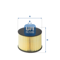 Fuel filter UFI 26.022.00