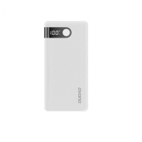 Батарея універсальна Dudao 20000mAh, Type-C/micro-USB/USB*2, 2A, white (6970379617830)