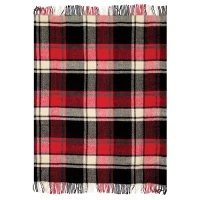 Yaroslav plaid from New Zealand wool 21/5 140x200 (40224)