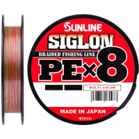 Cord Sunline Siglon PE x8 150m 0.6/0.132mm 10lb/4.5kg Multi Color (1658.09.99)