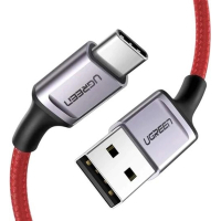 Дата кабель USB 2.0 AM to Type-C 1.0m US505 6A Red Ugreen (US505/20527)