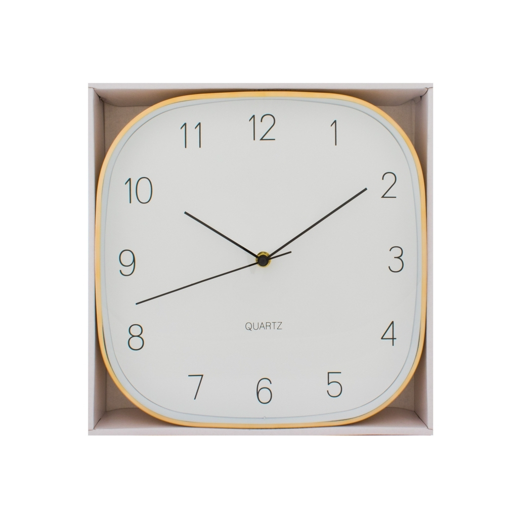Настінний годинник Optima Promo Promo Jewel, металевий, золотий (O52080-15)