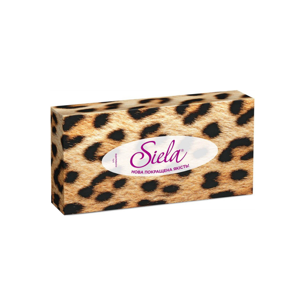 Серветки косметичні Siela Leo 2 шари 80 шт. (4820204405434)