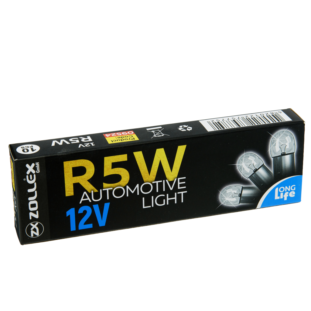 Автолампа Zollex R5W 12V Автолампа Zollex R5W 12V