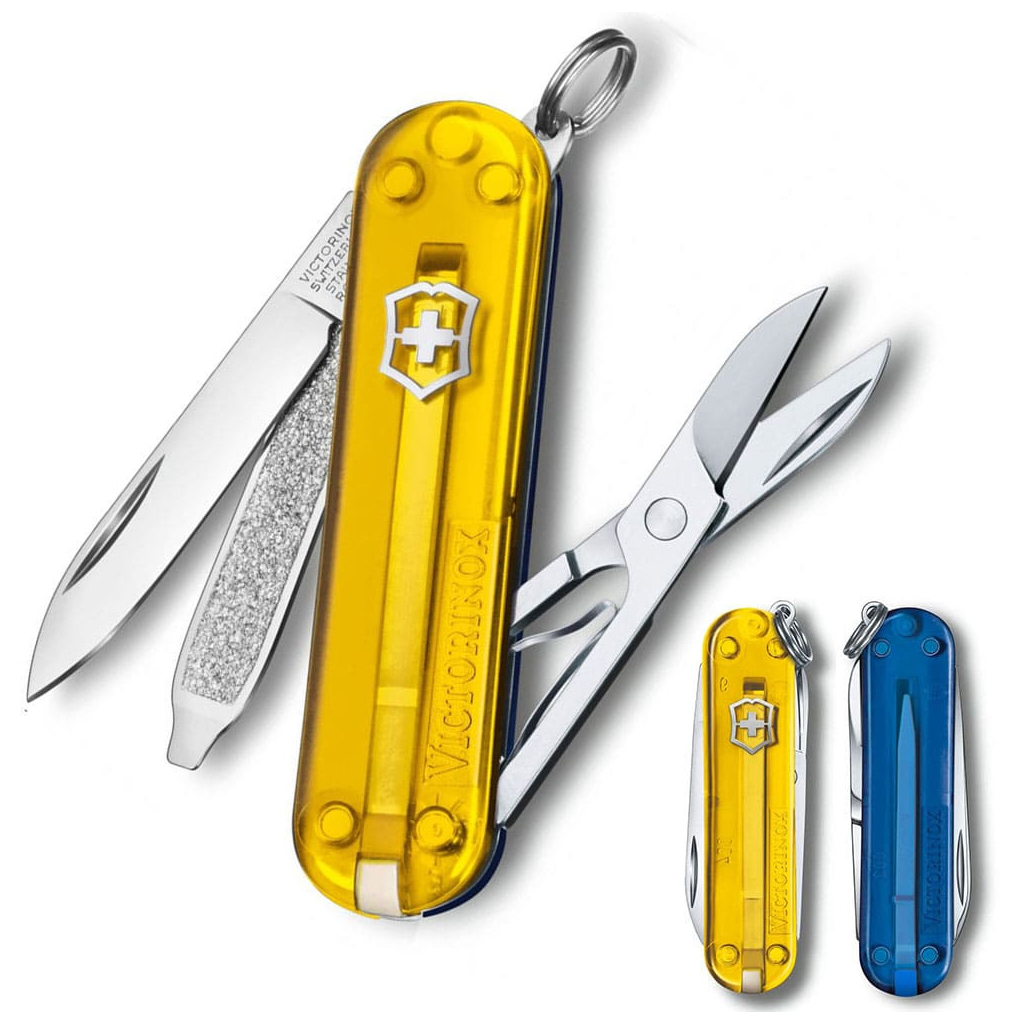 Ніж Victorinox Classic SD Ukraine Жовто-синій (0.6223.T81G.T2)