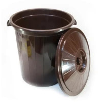 Контейнер для сміття Горизонт 41 x 38 см Коричневий 30 л (гор-02041/коричневий)