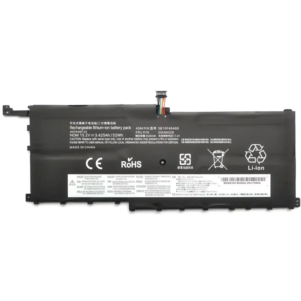 Акумулятор до ноутбука Lenovo ThinkPad X1 Carbon (4th Gen) 00HW028, 3425mAh (52Wh), 4cell, 15.2V, Li-ion AlSoft (A47870) Акумулятор до ноутбука Lenovo ThinkPad X1 Carbon (4th Gen) 00HW028, 3425mAh (52Wh), 4cell, 15.2V, Li-ion AlSoft (A47870)