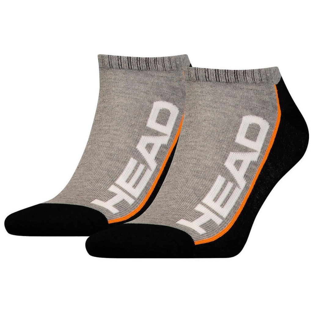 Шкарпетки Head Performance Sneaker 2 пари 781008001-235 Чорний/Сірий 39-42 (8718824546322)