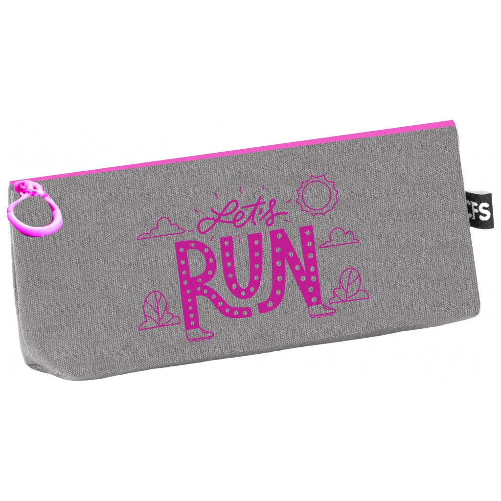 Пенал Cool For School 1 відділення Run сірий (CF85396-04) Пенал Cool For School 1 відділення Run сірий (CF85396-04)