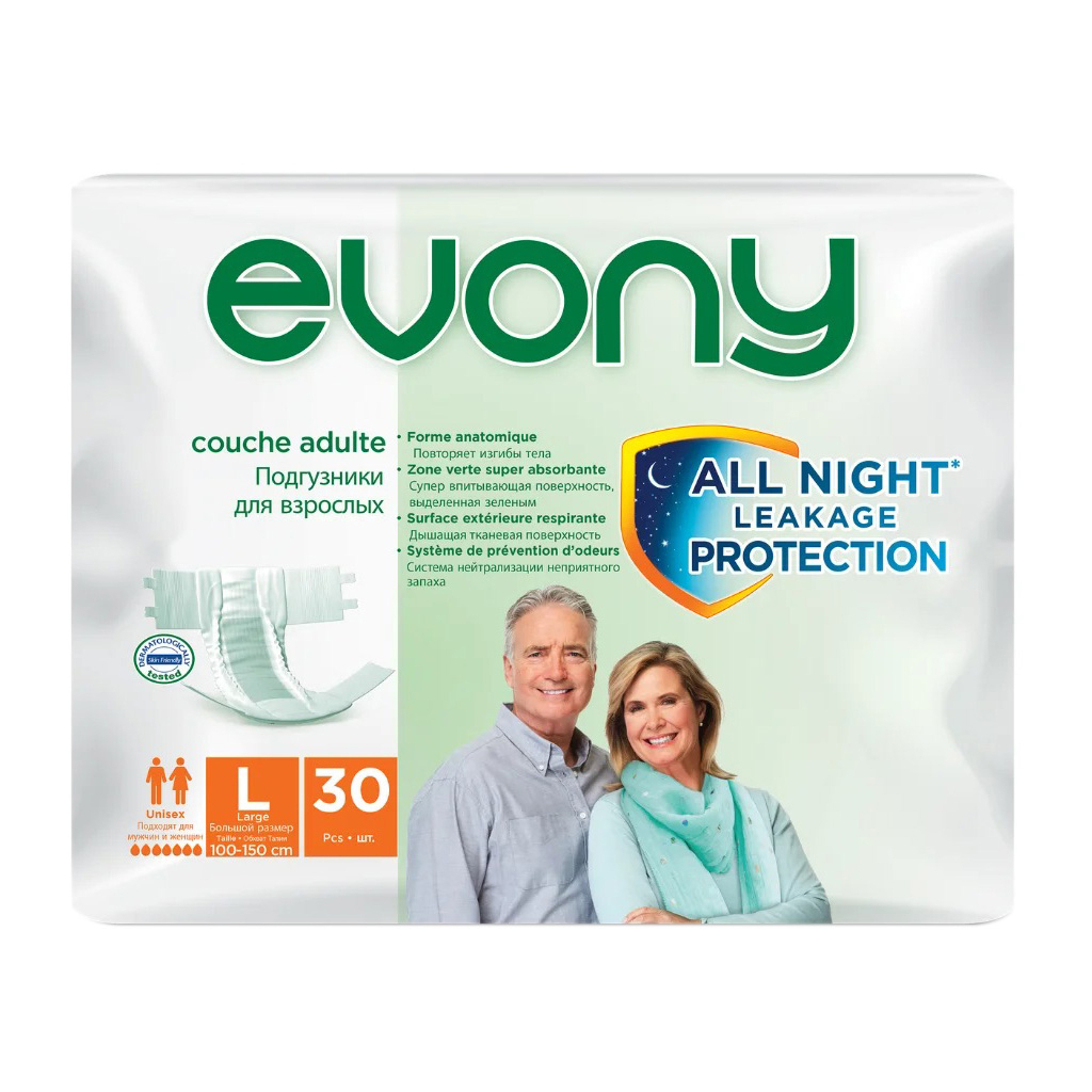 Підгузки для дорослих Evony 3 Large 30 шт (8690536804085)