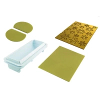 Baking mold Silikomart Frozen Buche Set of 2 bases + 2 mats (FROZEN BUCHE)