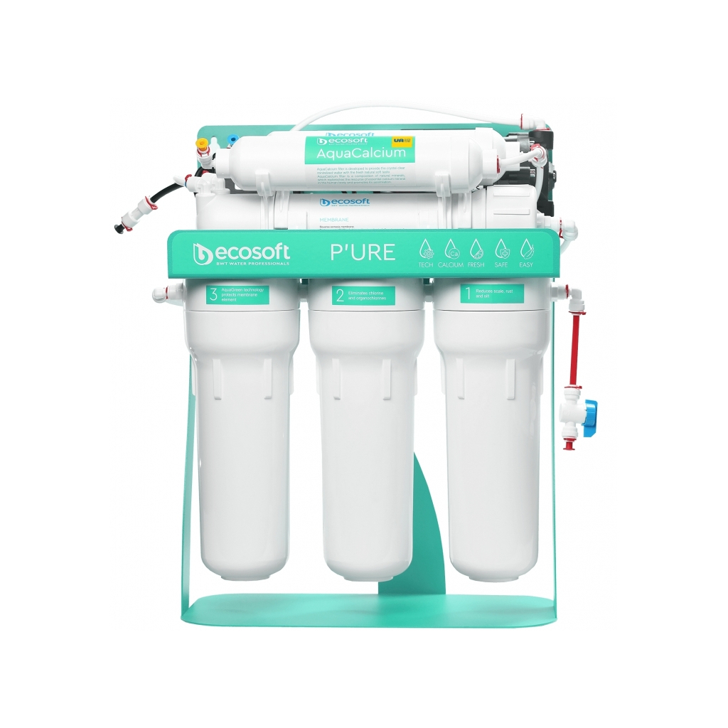 Система фільтрації води Ecosoft P''URE AquaCalcium Mint з помпою (MO675PSMACECO)