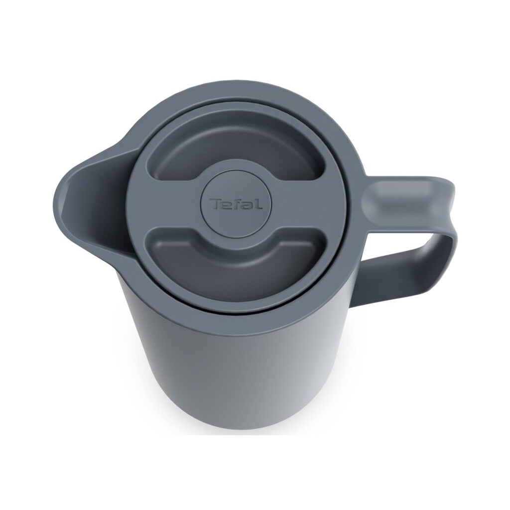 Термос Tefal Motiva, 1л, пластик, скло, сірий-темний (N4170110)
