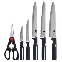 Bergner Kyoto knife set, with scissors, 6 pieces (BG-8986-MM)
