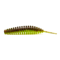 Fishing silicone FishUP Tanta 2.5" 203 - Green Pumpkin/Flo Chartreuse (8 pcs/pack) (1864.14.50)