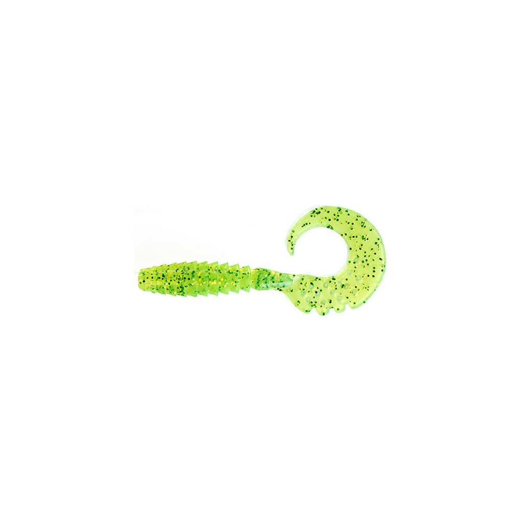 Силікон рибальський FishUP Fancy Grub 2" 026 - Flo Chartreuse/Green (10шт/уп) (1864.01.18)