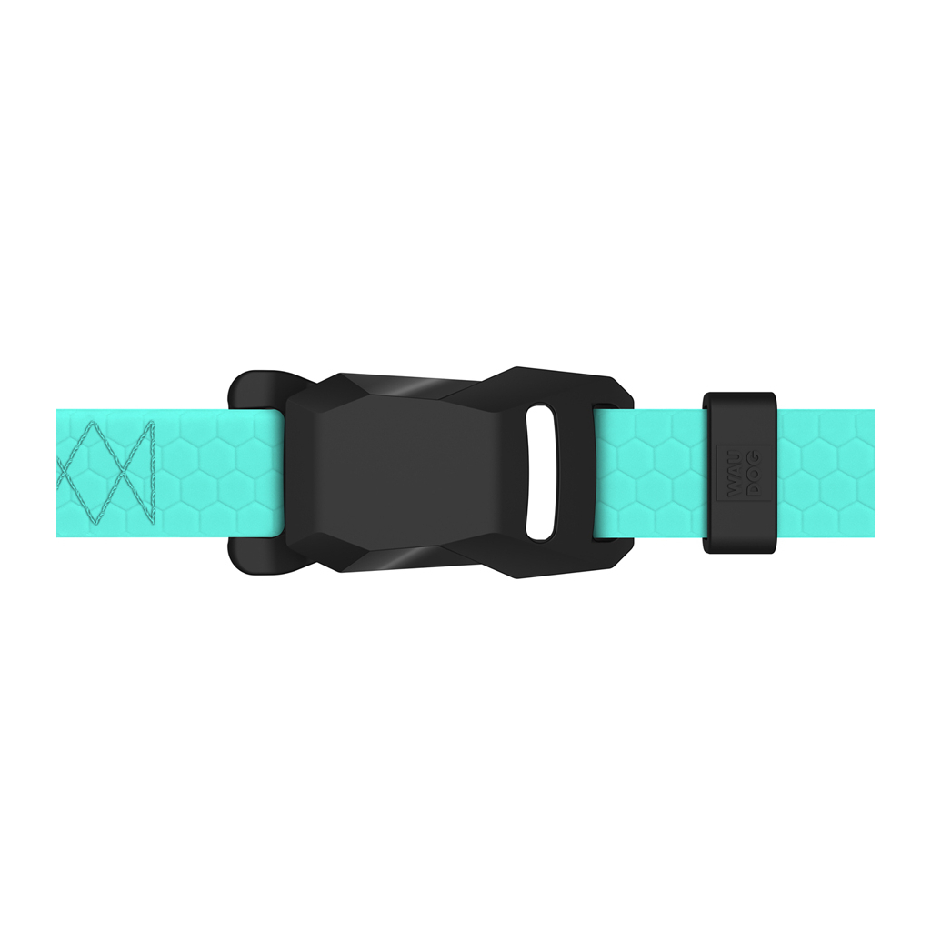 Шлея для собак WAUDOG Magnet анатомічна Н-подібна з QR-паспортом, магнітна пряжка-фастекс S тіффані (262227)