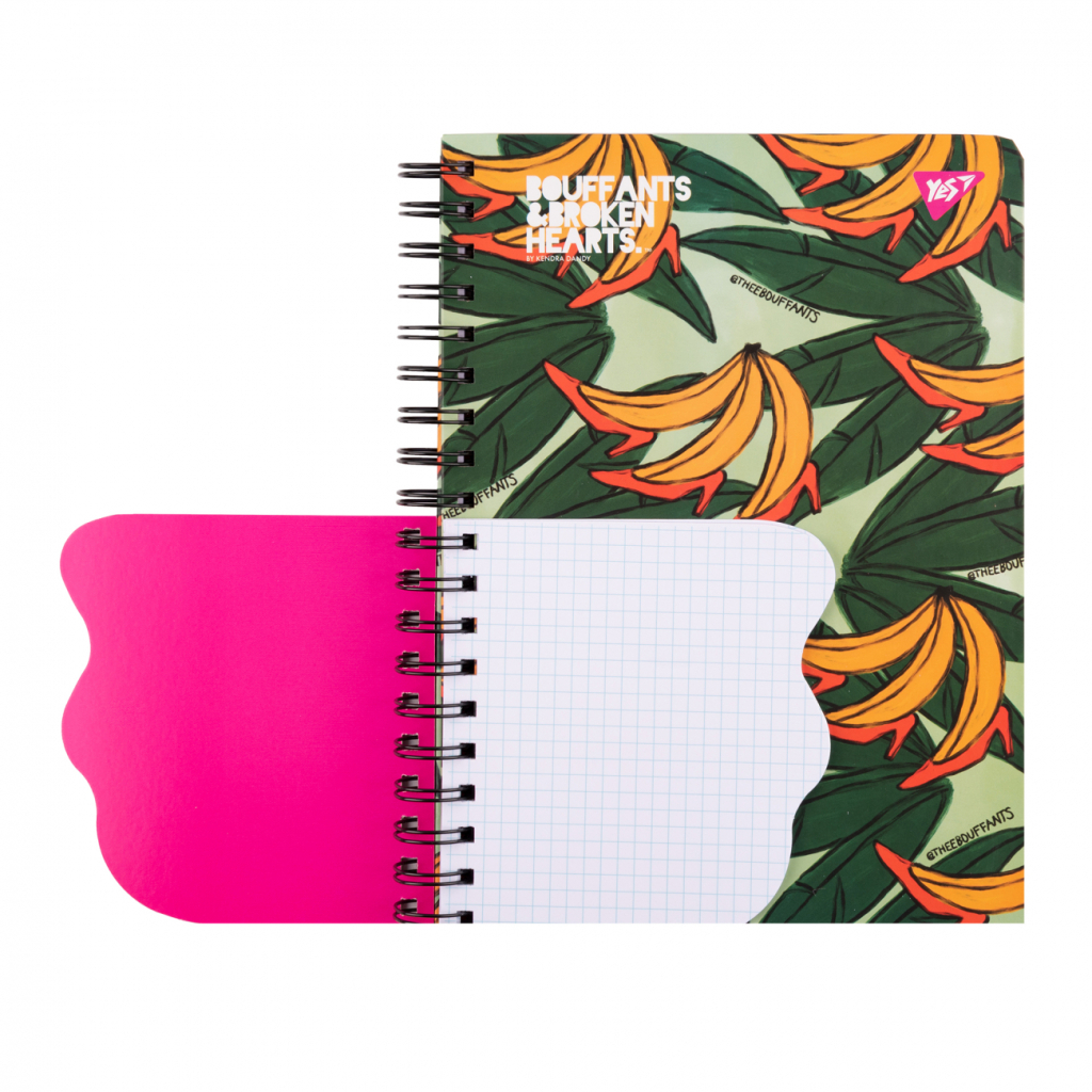 Блокнот Yes 2 в 1 В5 В7 80 арк 20 арк подвійна спіраль BBH клітинка (151845) Блокнот Yes 2 в 1 В5 В7 80 арк 20 арк подвійна спіраль BBH клітинка (151845)