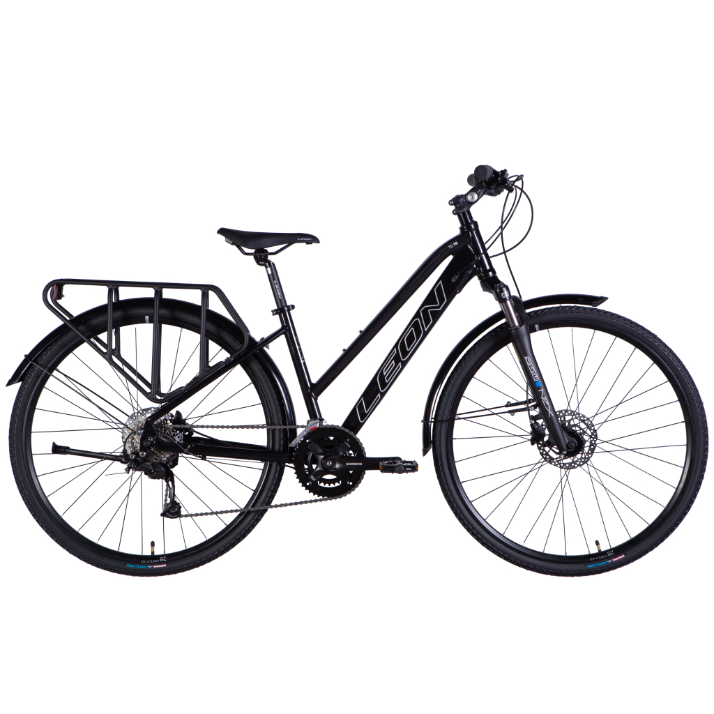 Велосипед Leon 28" TG 70 WOMAN HDD рама-16" AL 2025 чорний (OPS-LN-29-254)