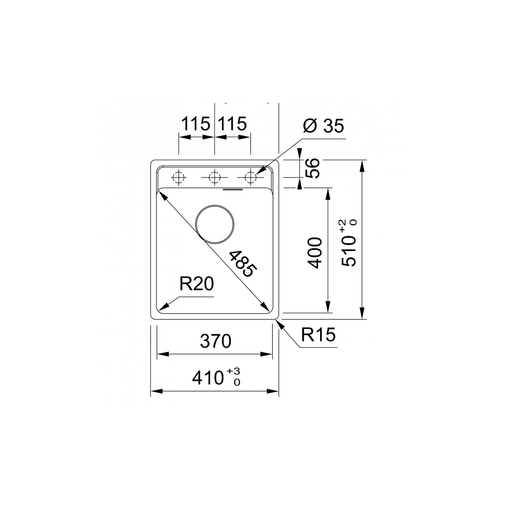 Мийка кухонна Franke Maris MRG 610-37 TL (114.0668.862)