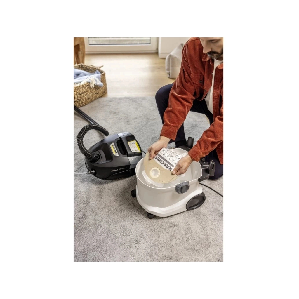 Мішок для пилососу Karcher KFI 657 флісовий SE 5, SE 5.100, SE 6.100, 4шт (2.863-371.0)