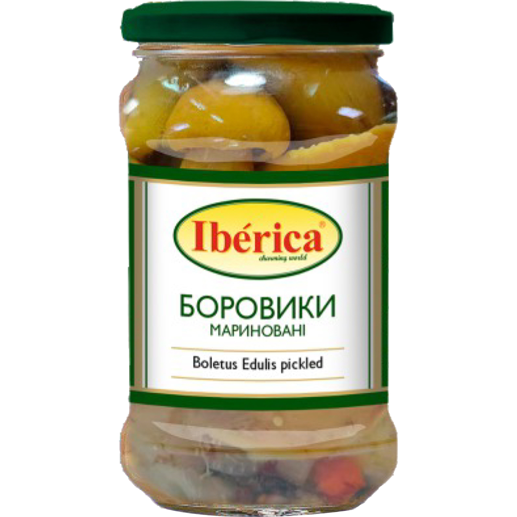 Овочева консервація Iberica Білі гриби (боровики) мариновані 314 г с/б (8436024299410) Овочева консервація Iberica Білі гриби (боровики) мариновані 314 г с/б (8436024299410)